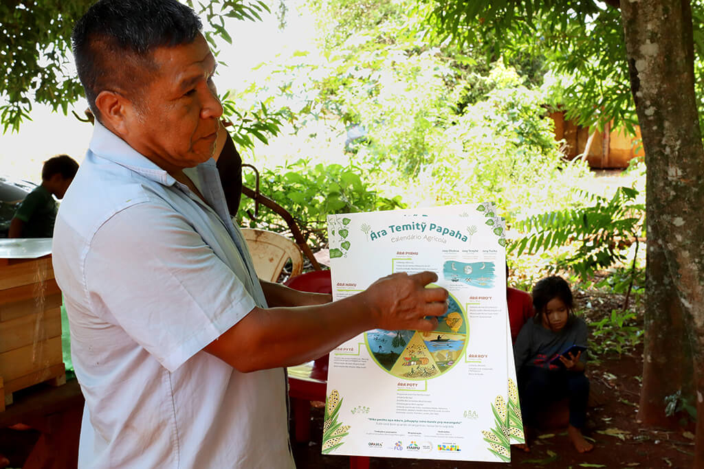 OPANÁ lança calendário agrícola baseado nos ciclos tradicionais do povo Avá Guarani 3 07